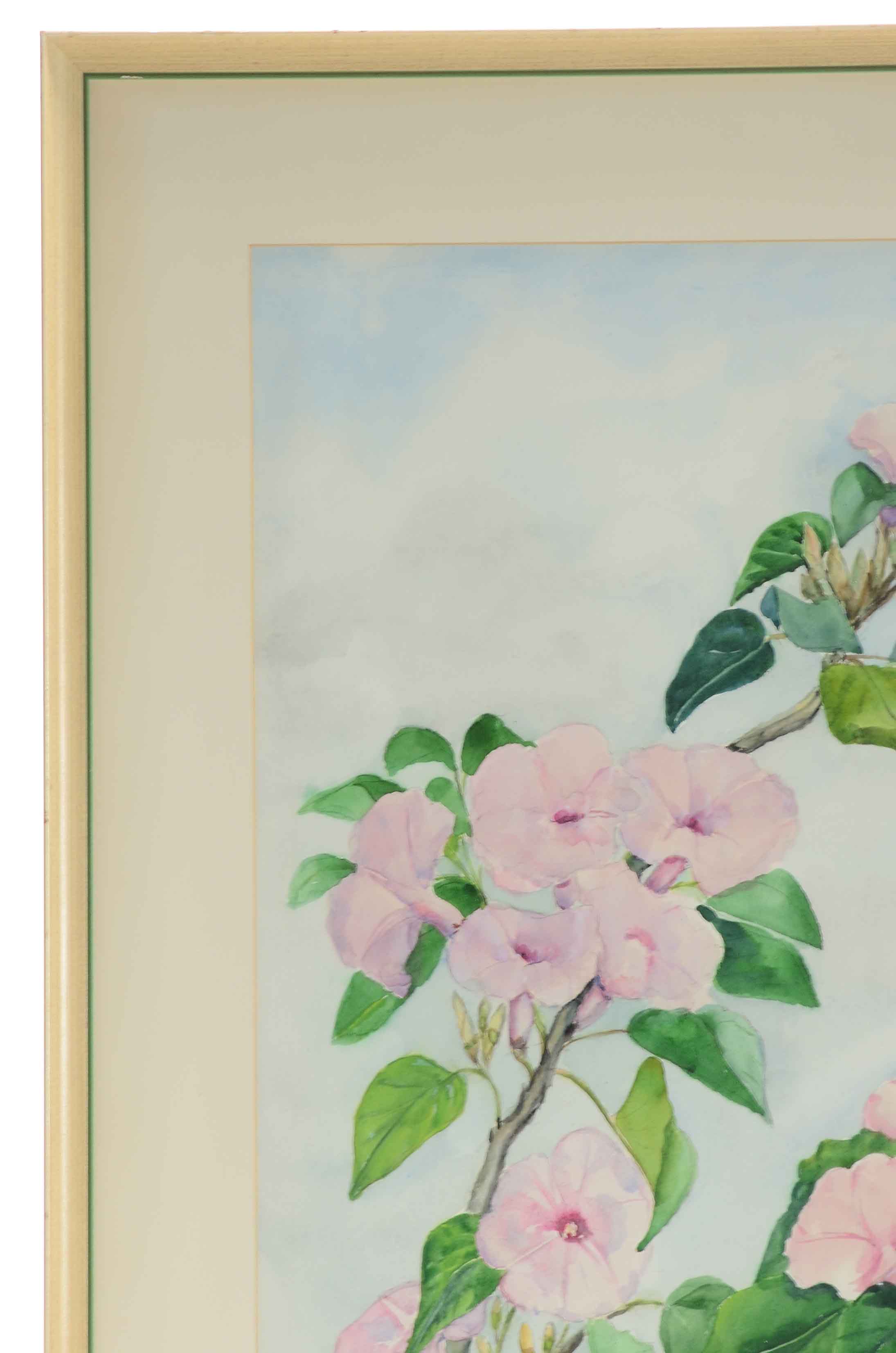 Marien Wherry Signed Original Botanical Watercolor