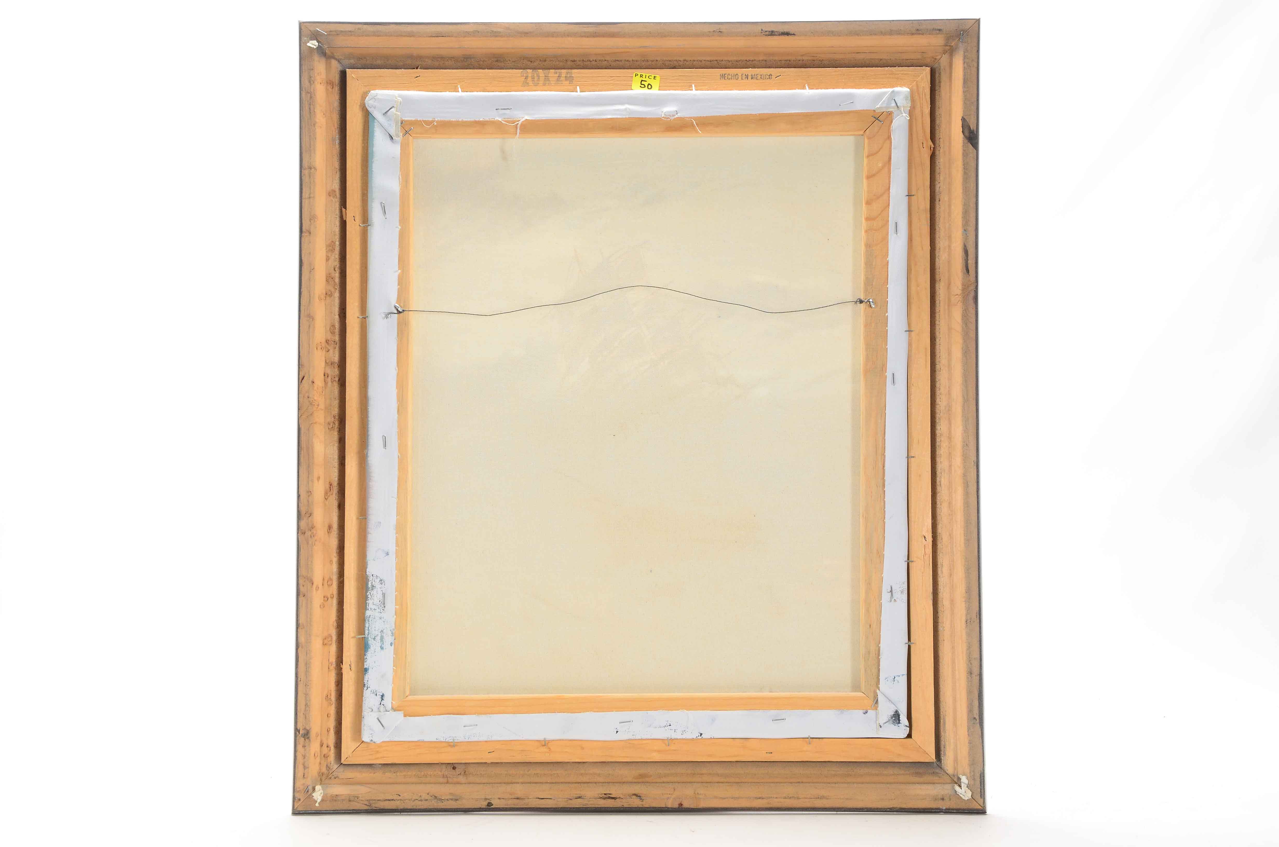 B. Puk Oil on Canvas Painting of Clipper Ship