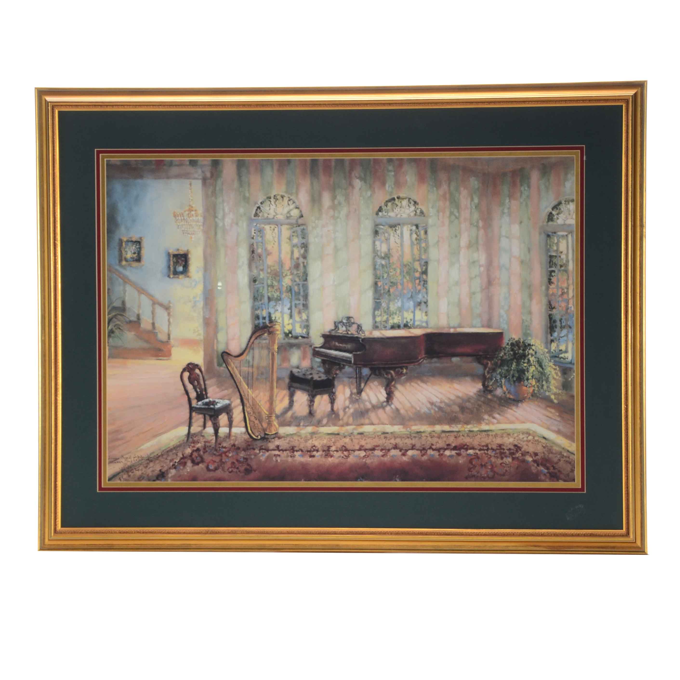Susan Mink Colclough Limited Edition Offset Lithograph "Etudes"