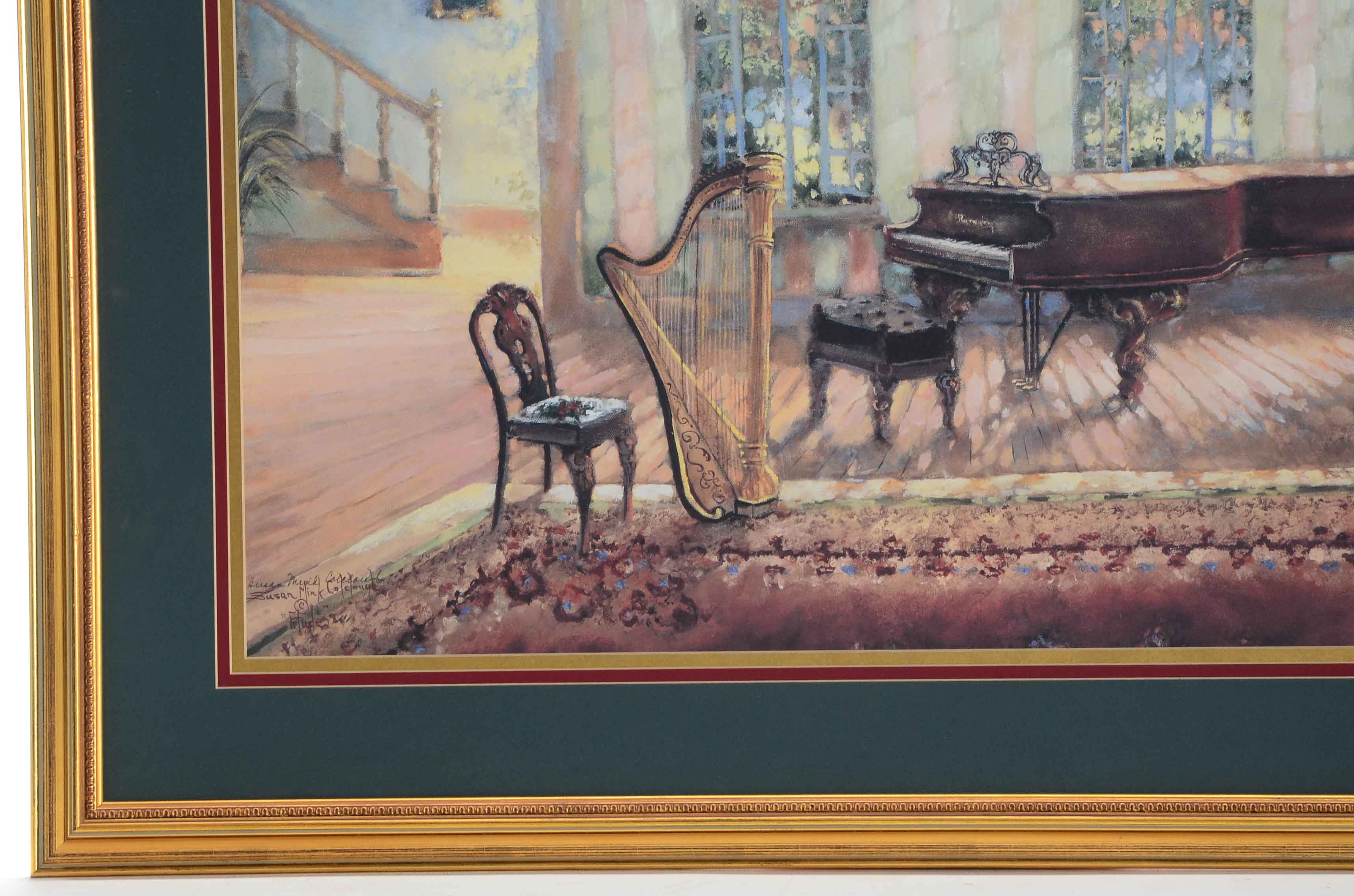 Susan Mink Colclough Limited Edition Offset Lithograph "Etudes"