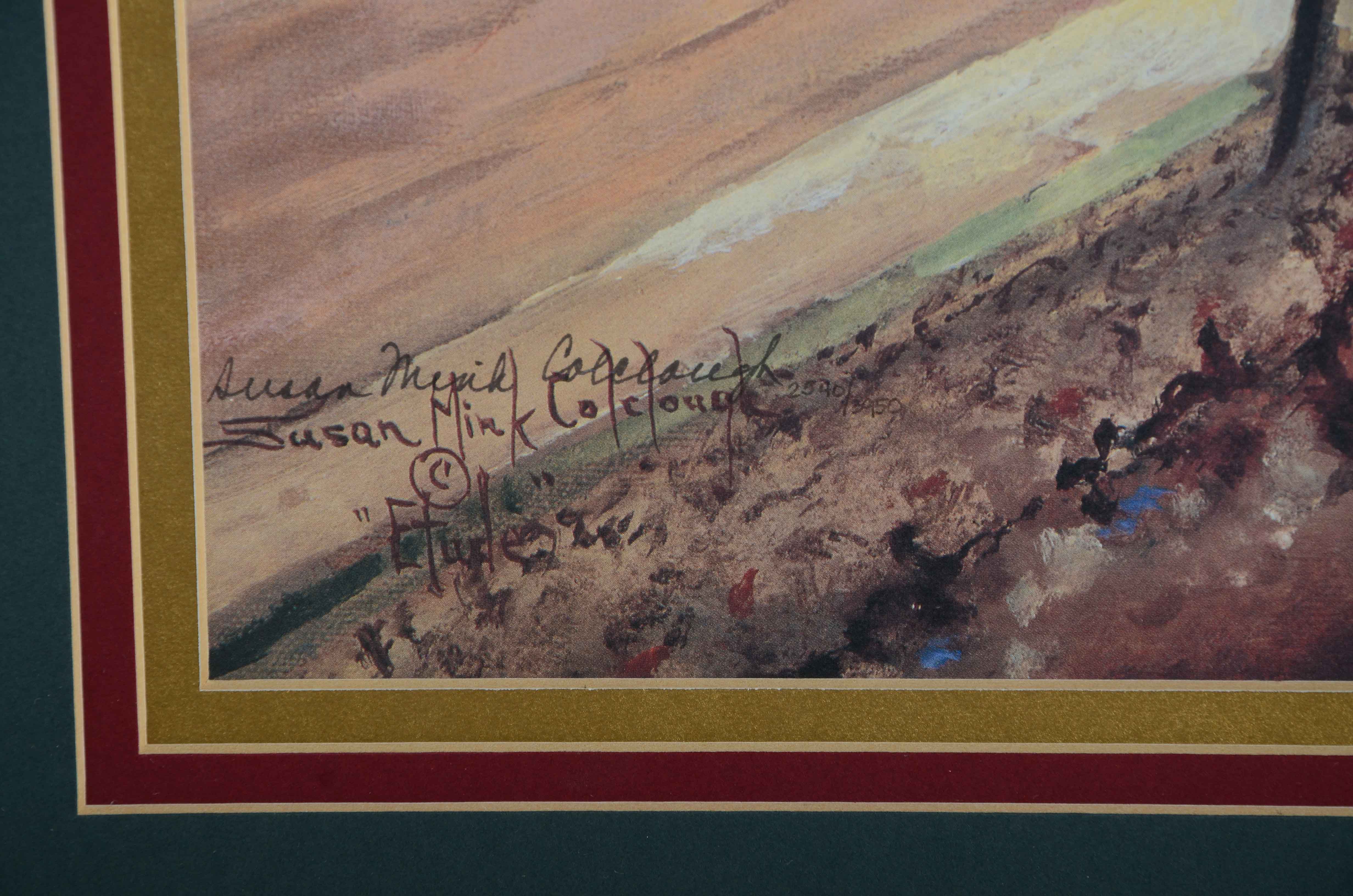 Susan Mink Colclough Limited Edition Offset Lithograph "Etudes"