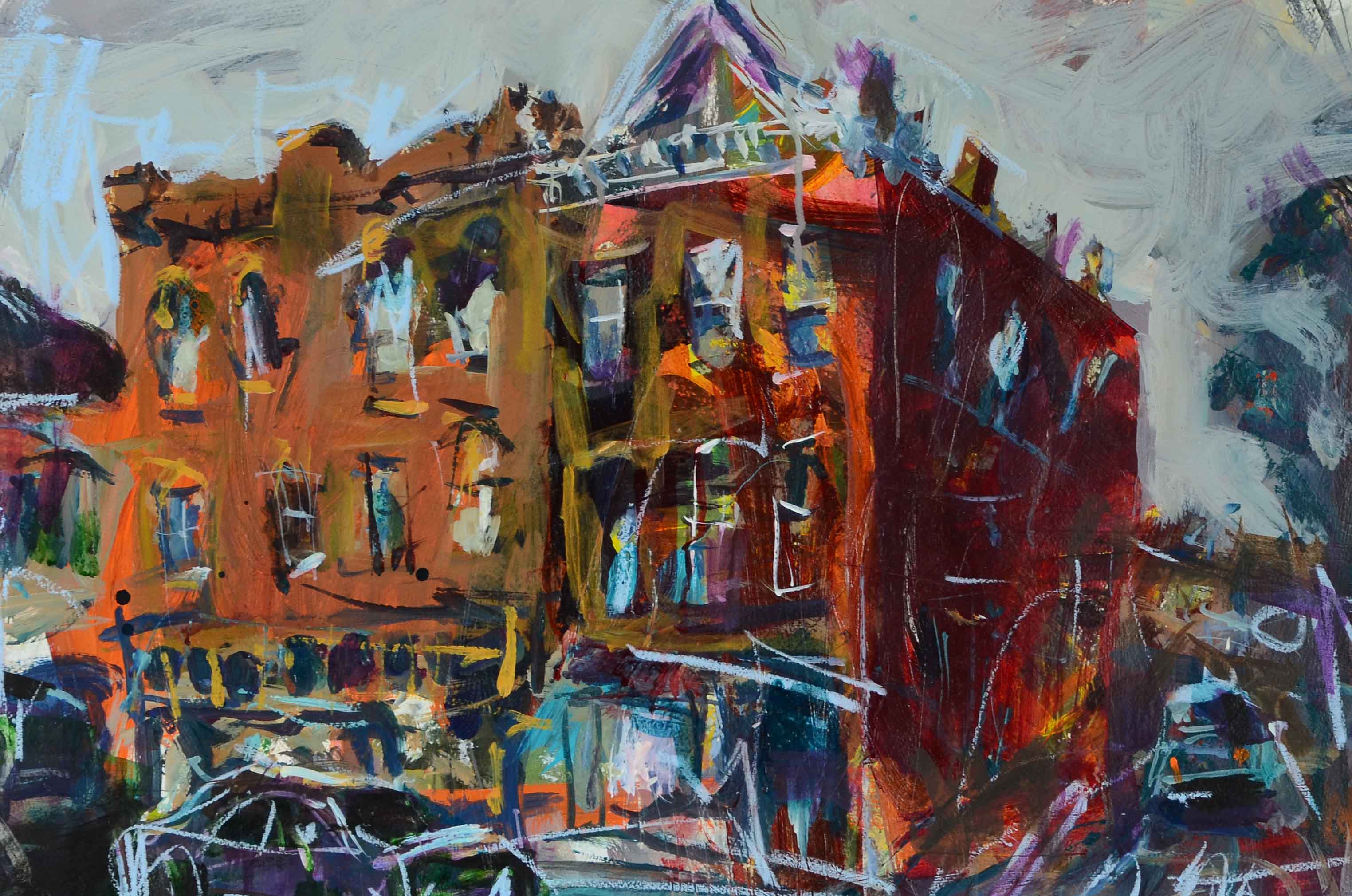 Robert Joyner Original Mixed Media Painting on Paper