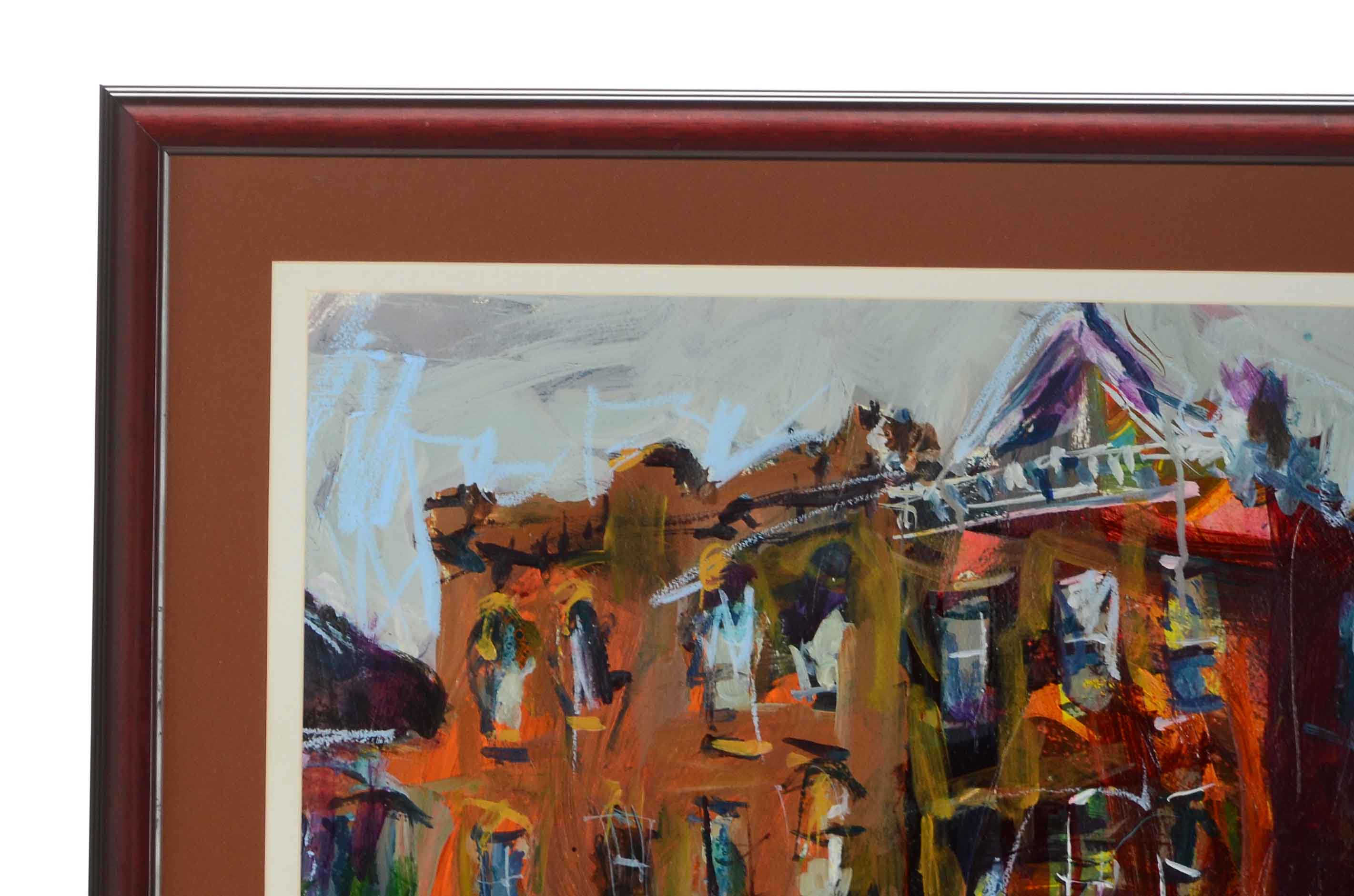 Robert Joyner Original Mixed Media Painting on Paper