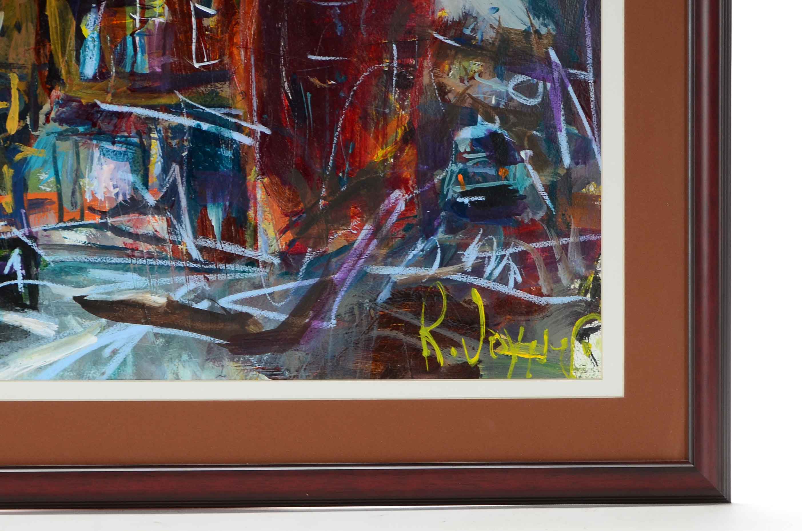 Robert Joyner Original Mixed Media Painting on Paper