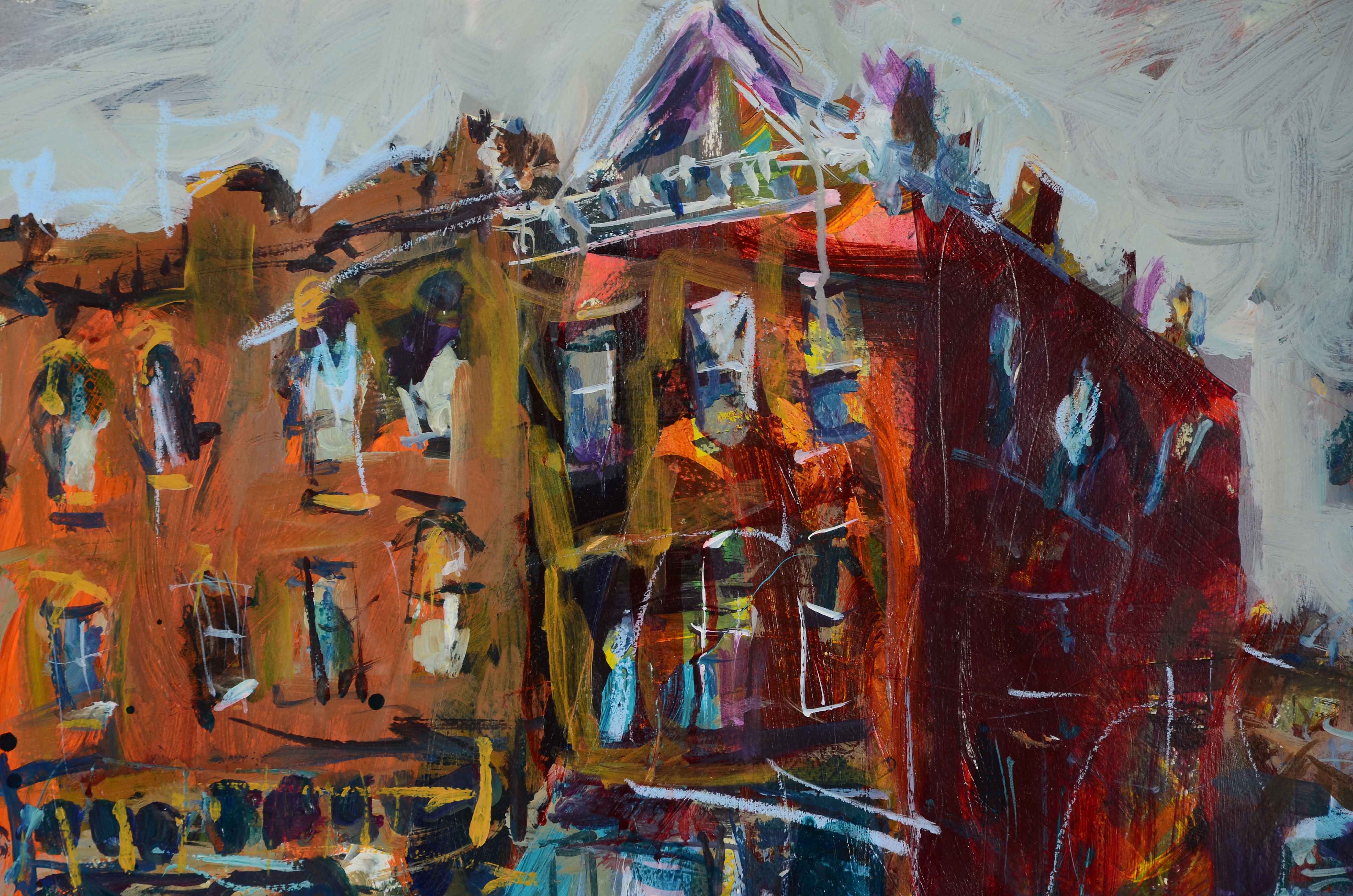 Robert Joyner Original Mixed Media Painting on Paper