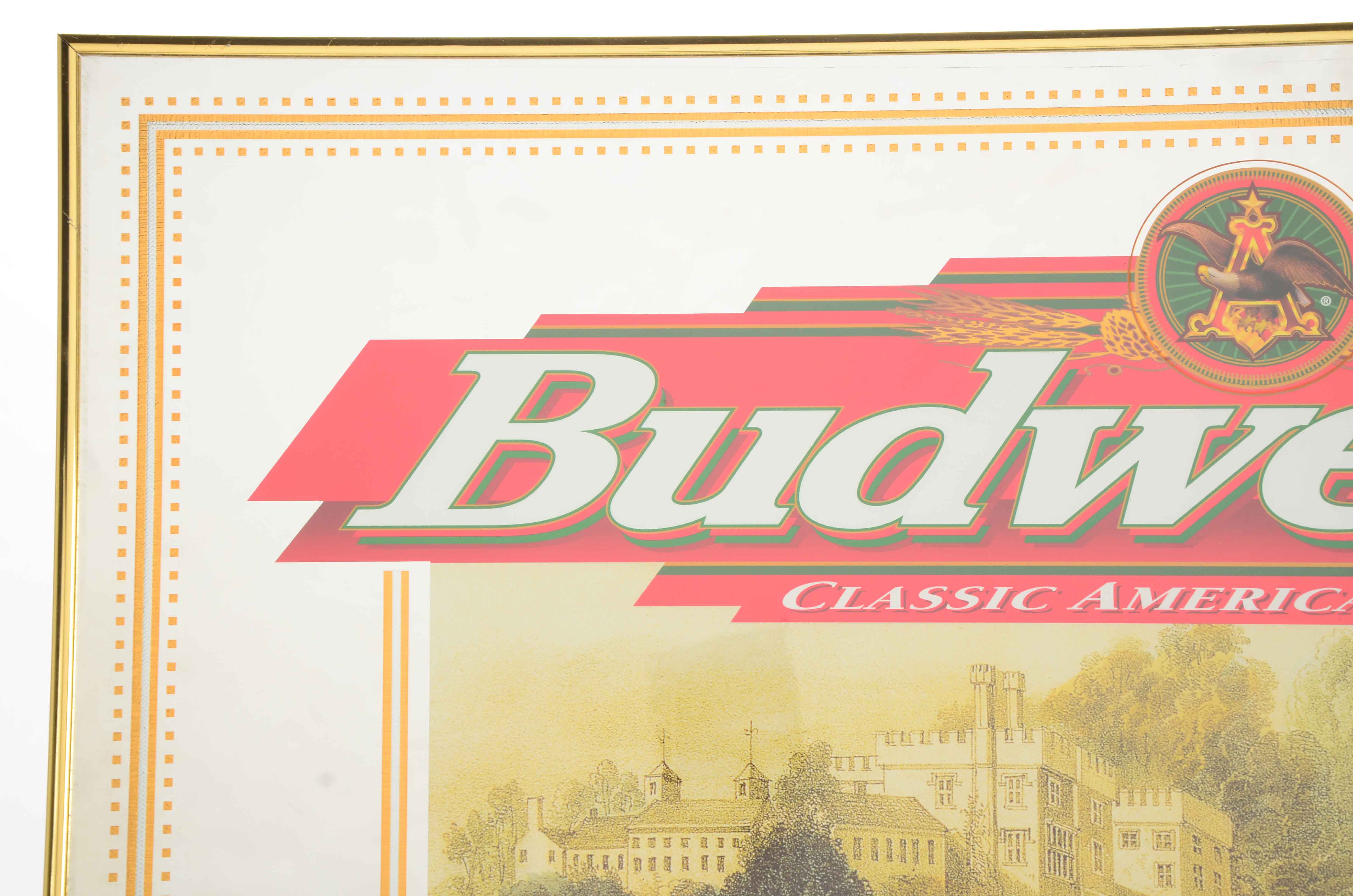 Budweiser Advertising Mirror