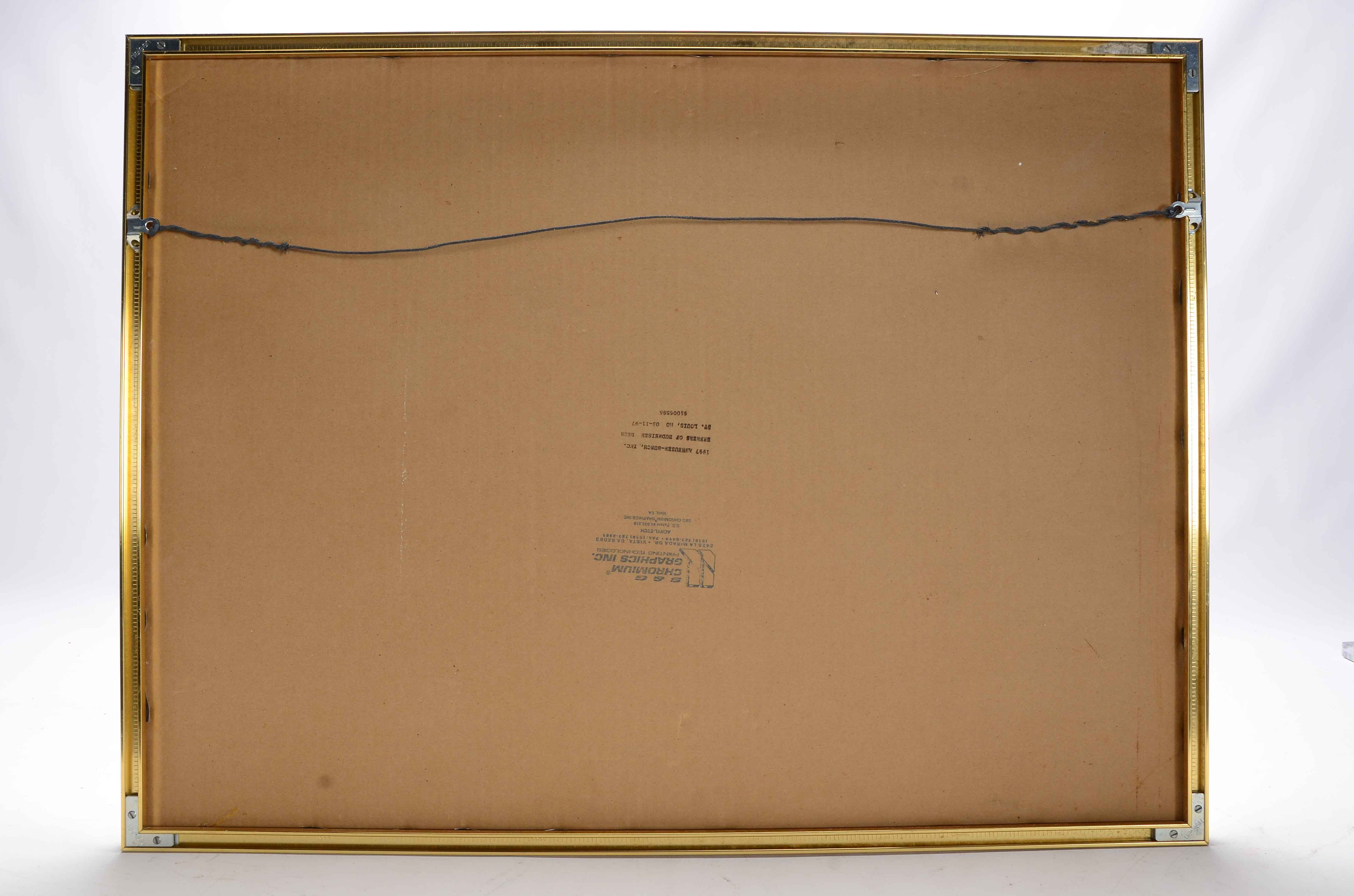 Budweiser Advertising Mirror