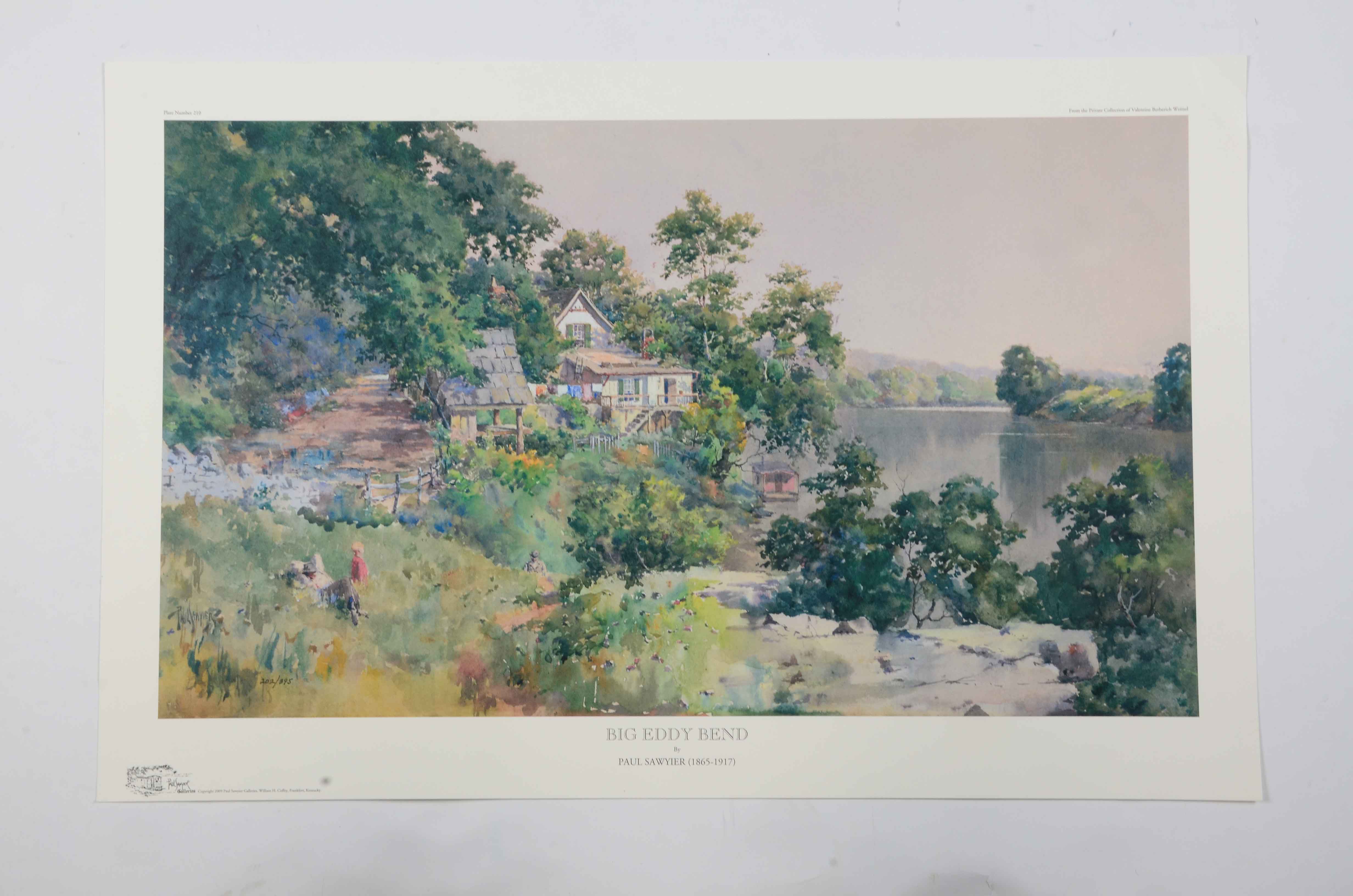 Pair of Limited Edition Giclees After Paul Sawyier