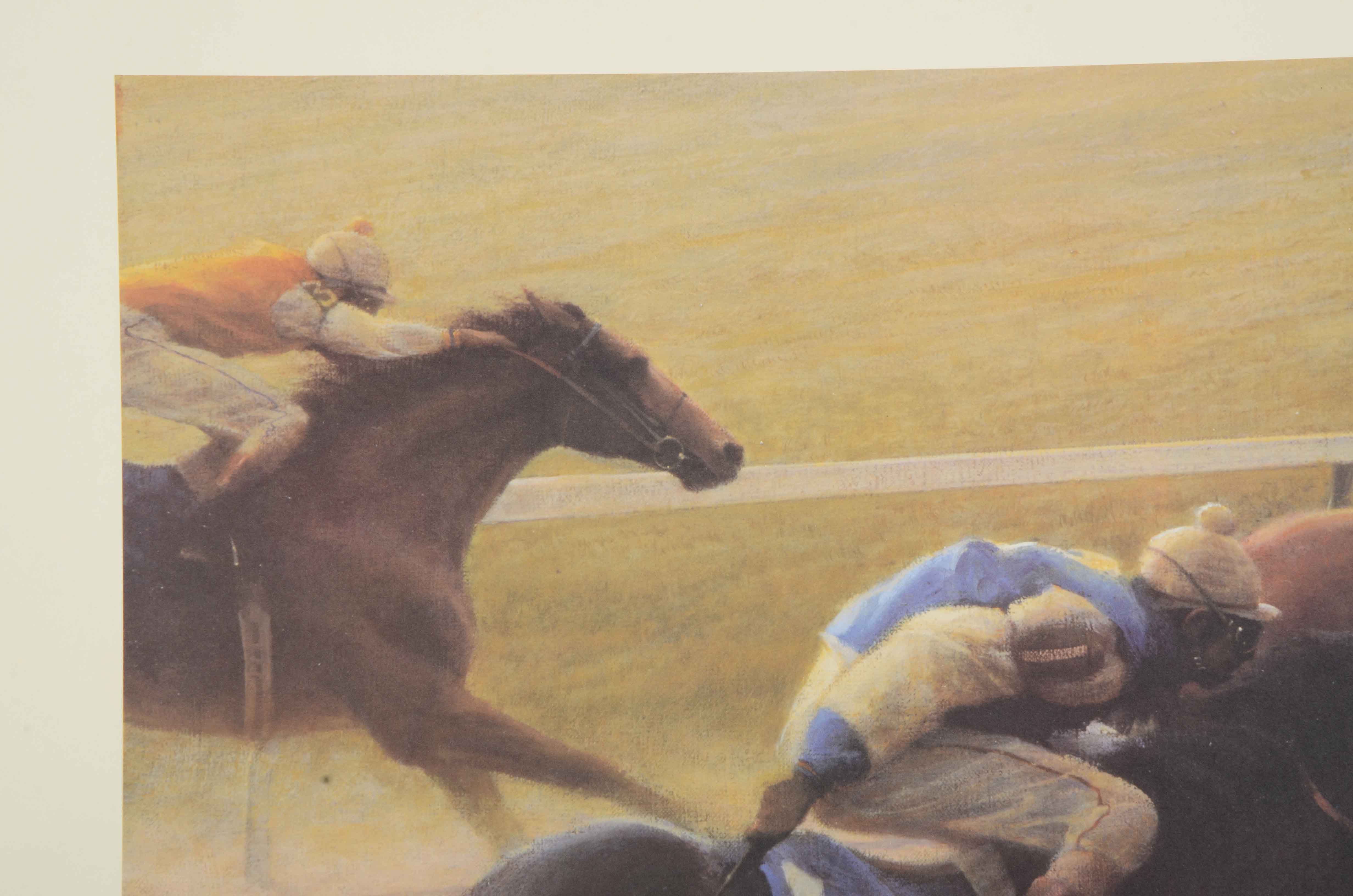 James L. Crow Signed Limited Edition Offset Lithograph "Going to the Whip"