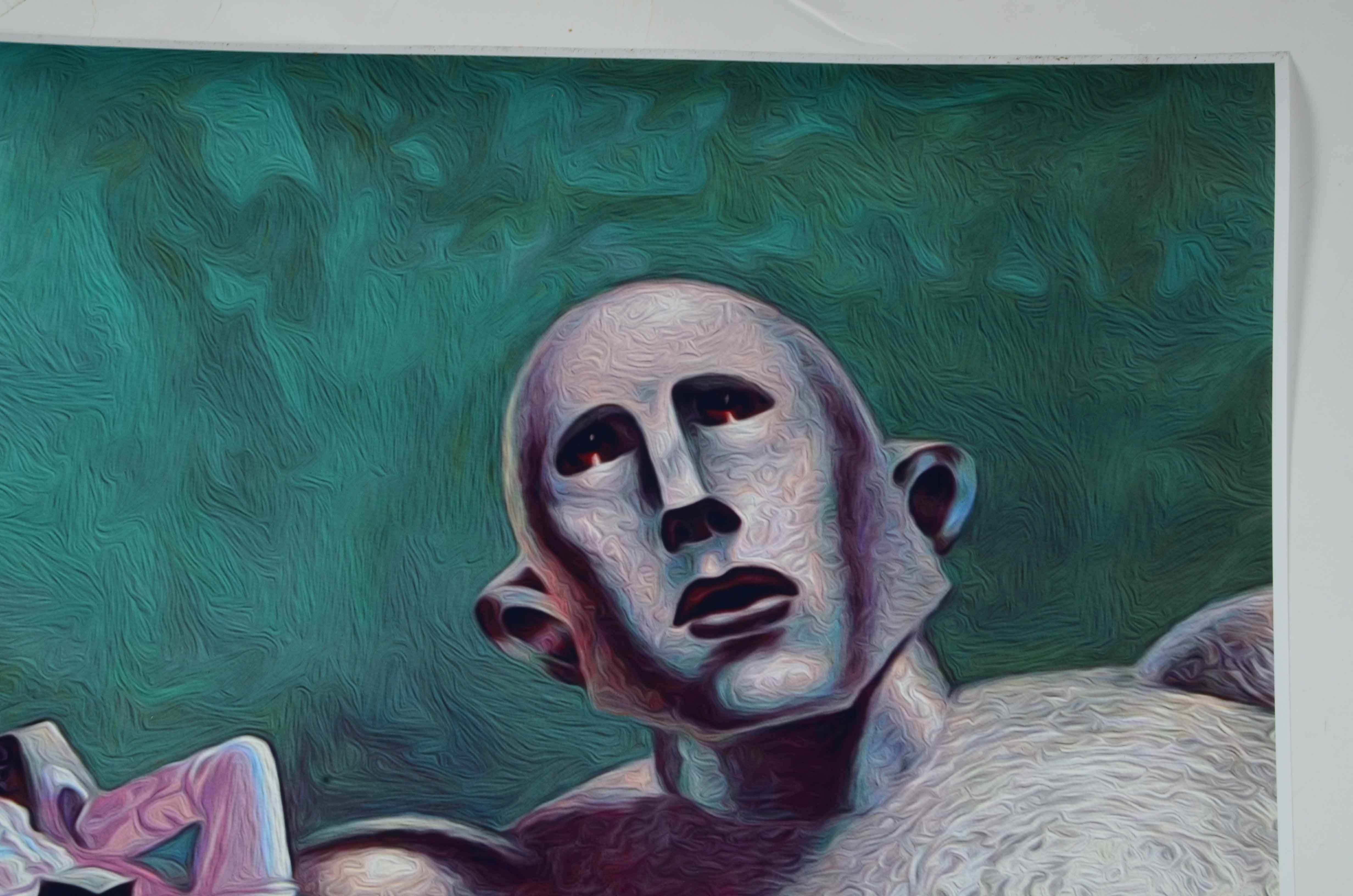 Giclee Poster of Frank Kelly Freas' Cover Art for Queen's "News of the World"