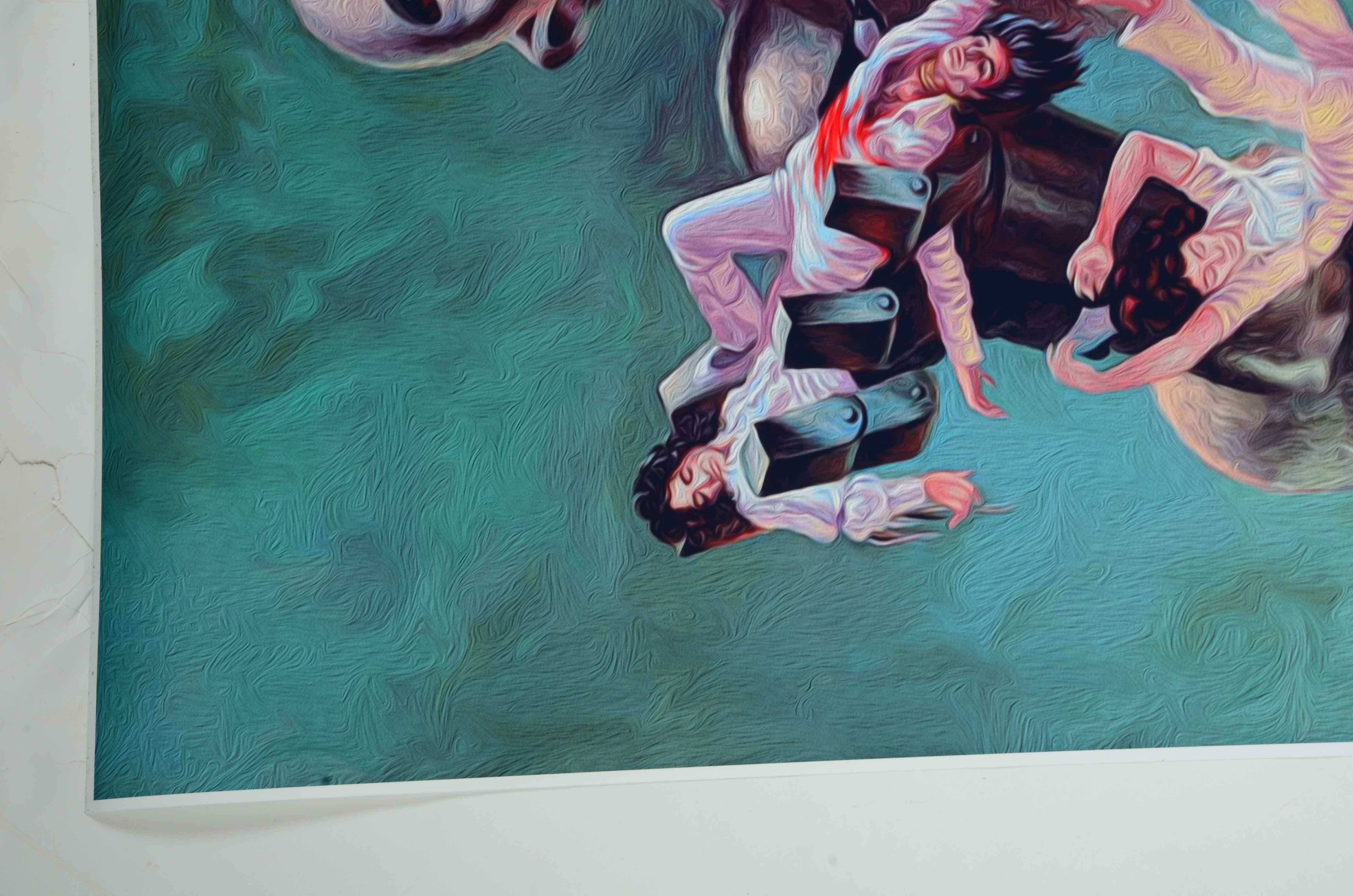 Giclee Poster of Frank Kelly Freas' Cover Art for Queen's "News of the World"