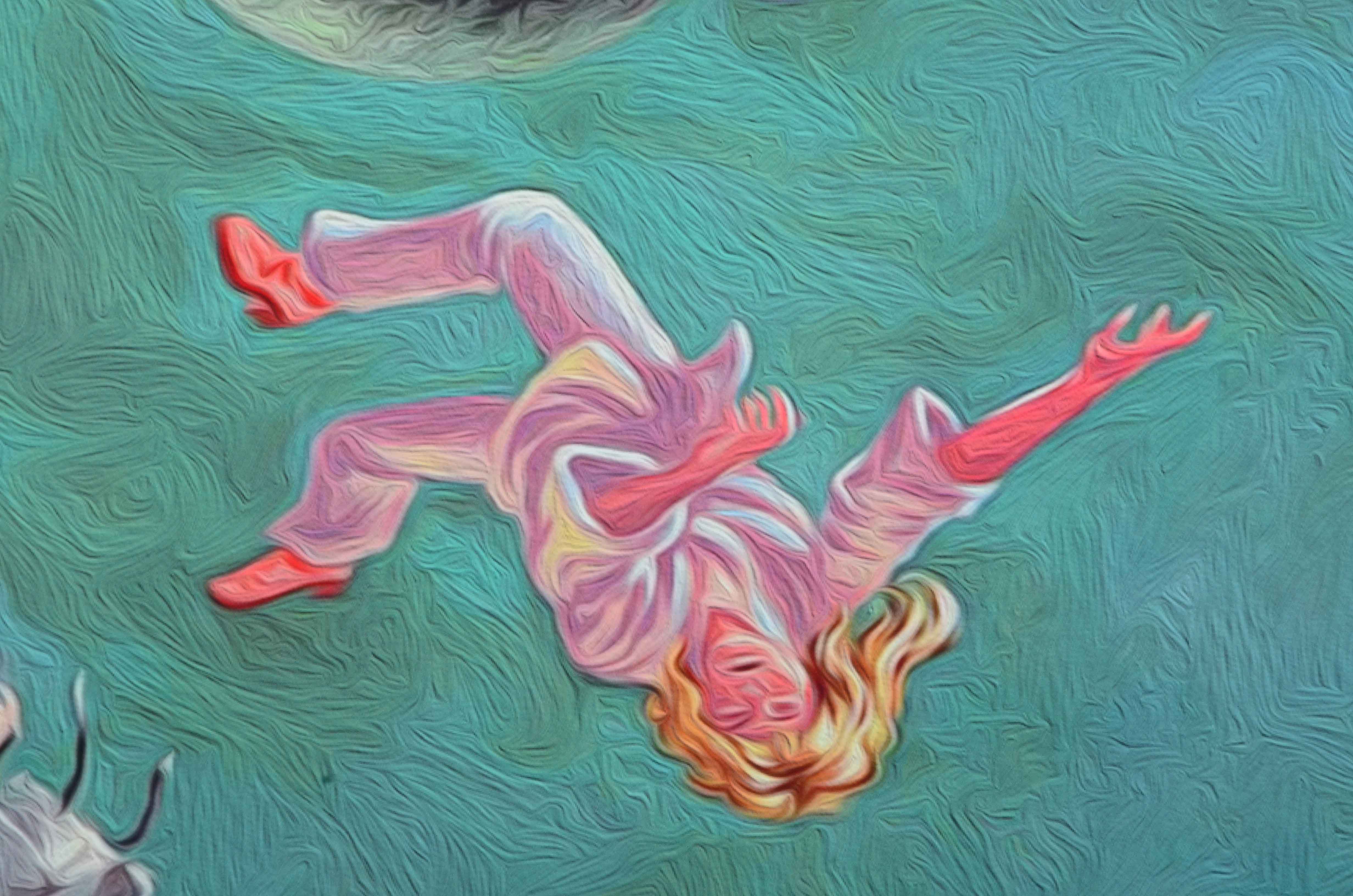 Giclee Poster of Frank Kelly Freas' Cover Art for Queen's "News of the World"