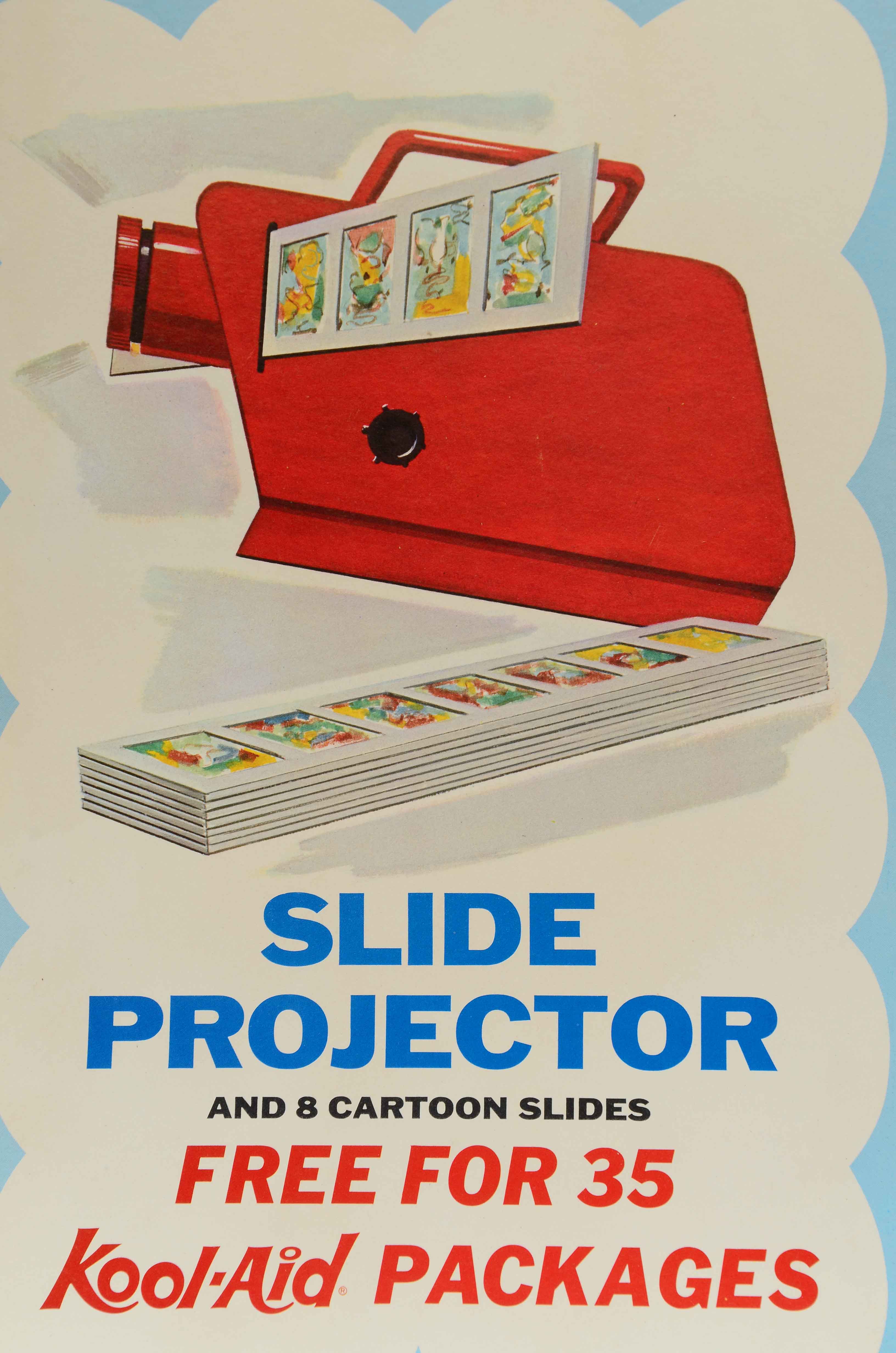 Two 1968 "Kool-Aid" Free Toys Cardboard Signs