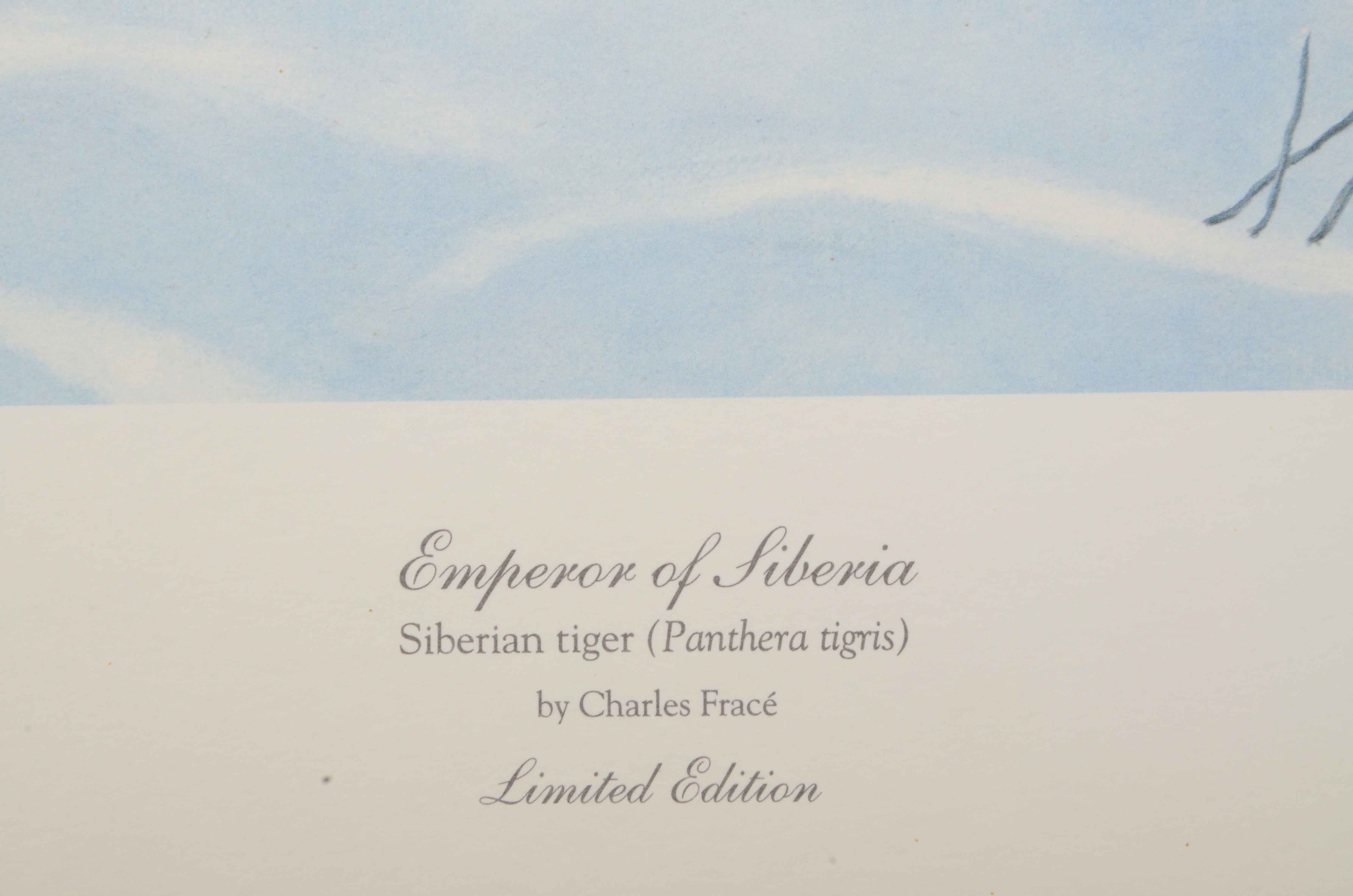 Charles Fracé Signed Limited Edition Offset Lithograph "Emperor of Siberia"