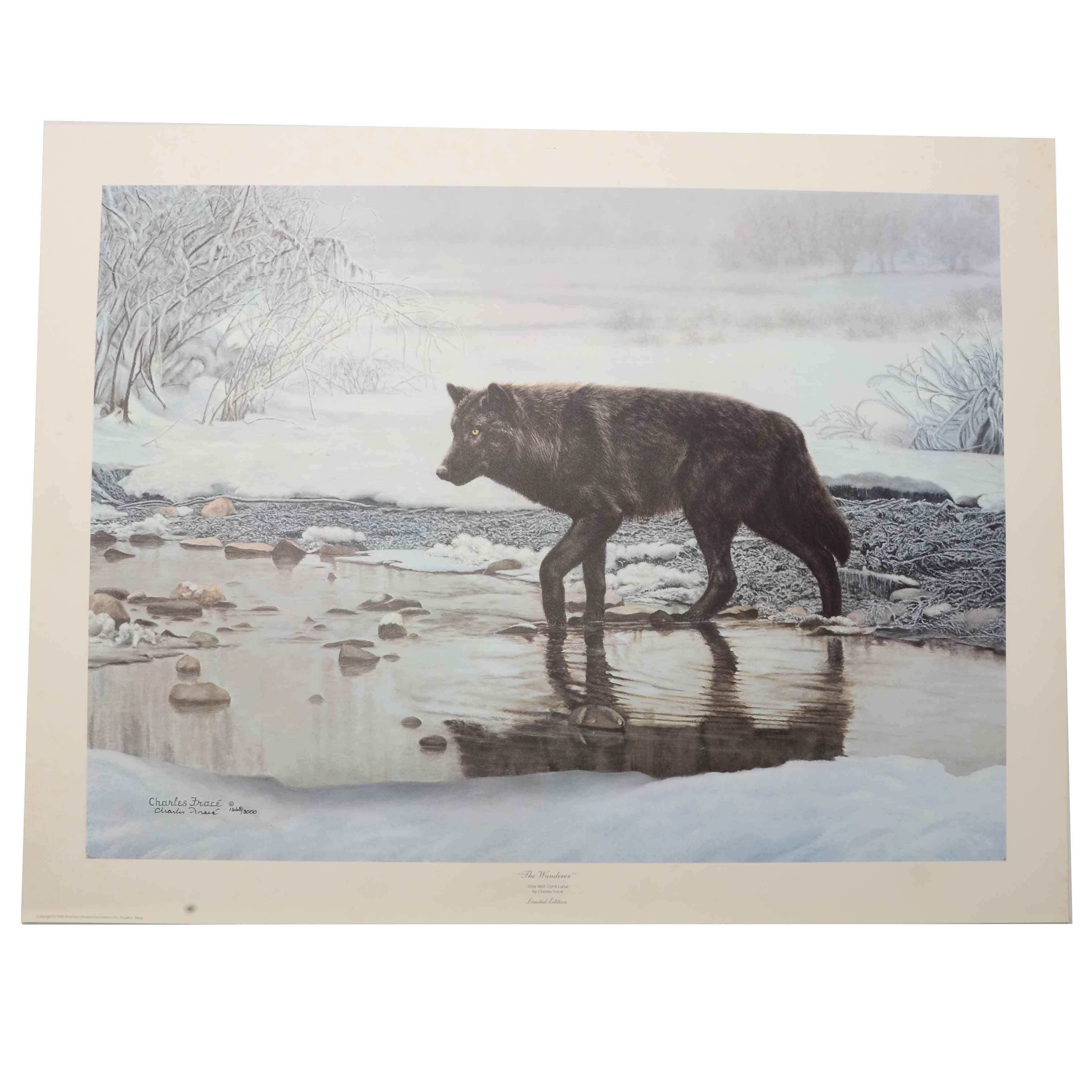 Charles Fracé Signed Limited Edition Offset Lithograph "The Wanderer"