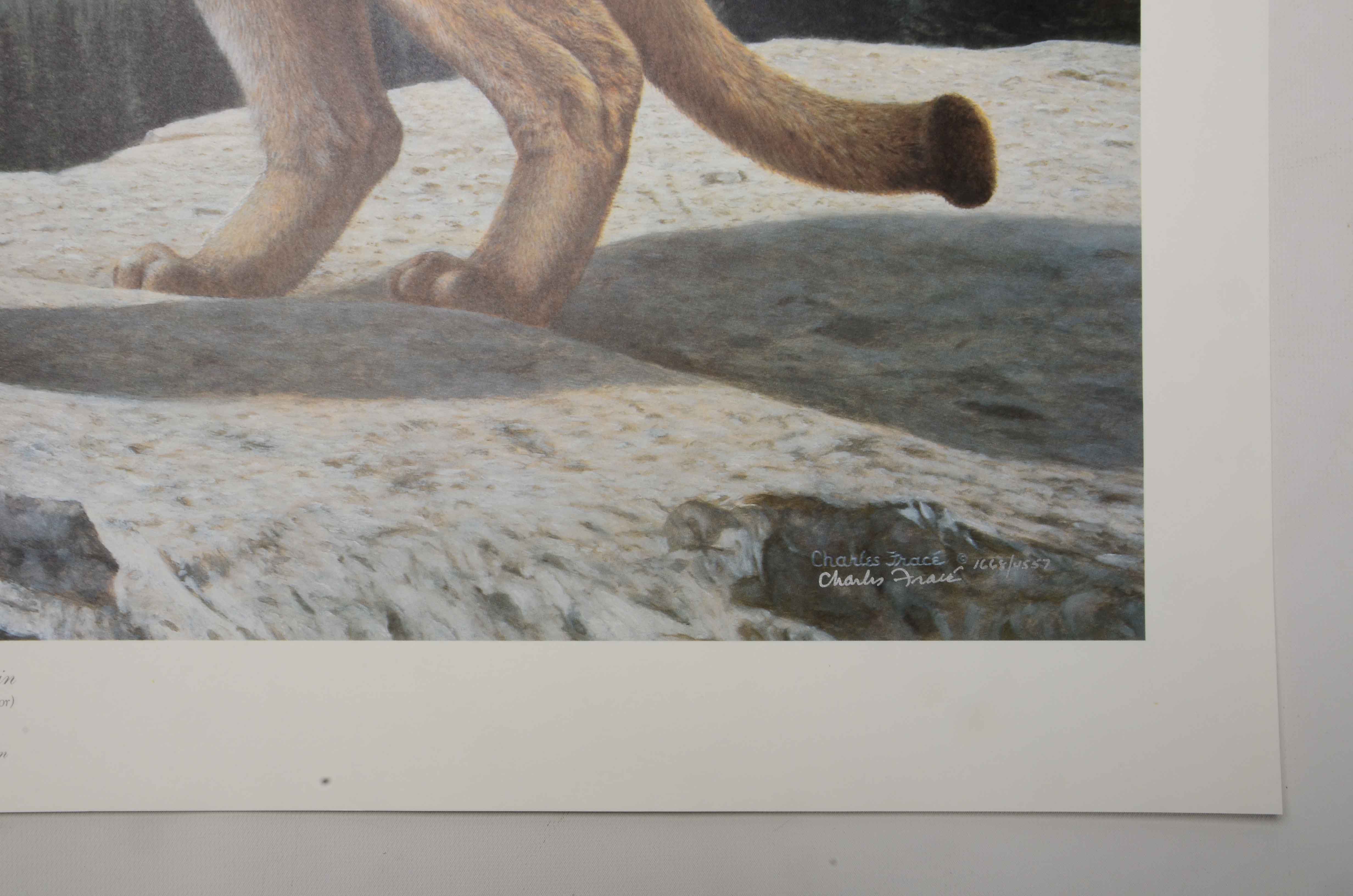 Charles Fracé Signed Limited Edition Offset Lithograph "His Domain"