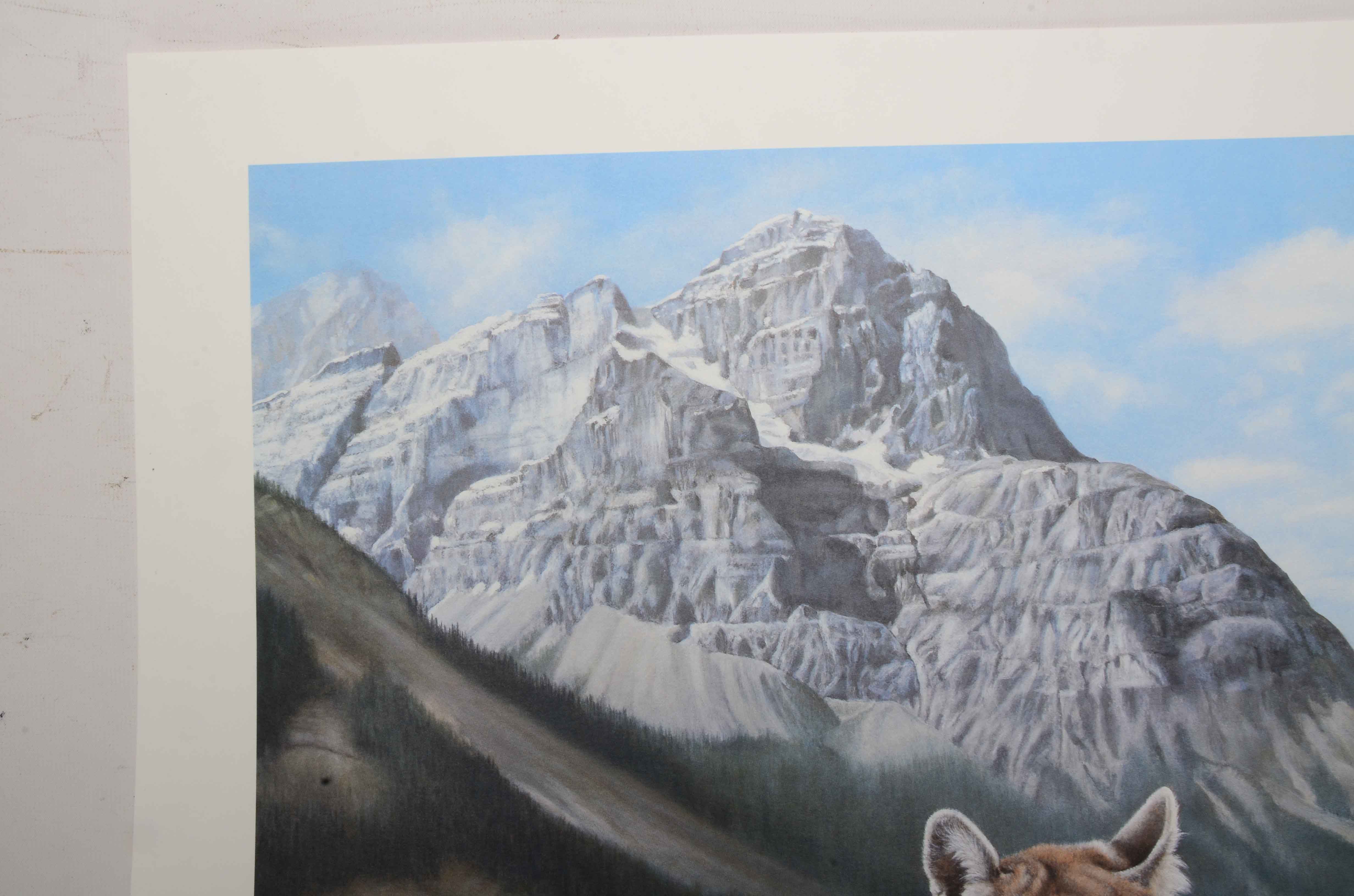 Charles Fracé Signed Limited Edition Offset Lithograph "His Domain"