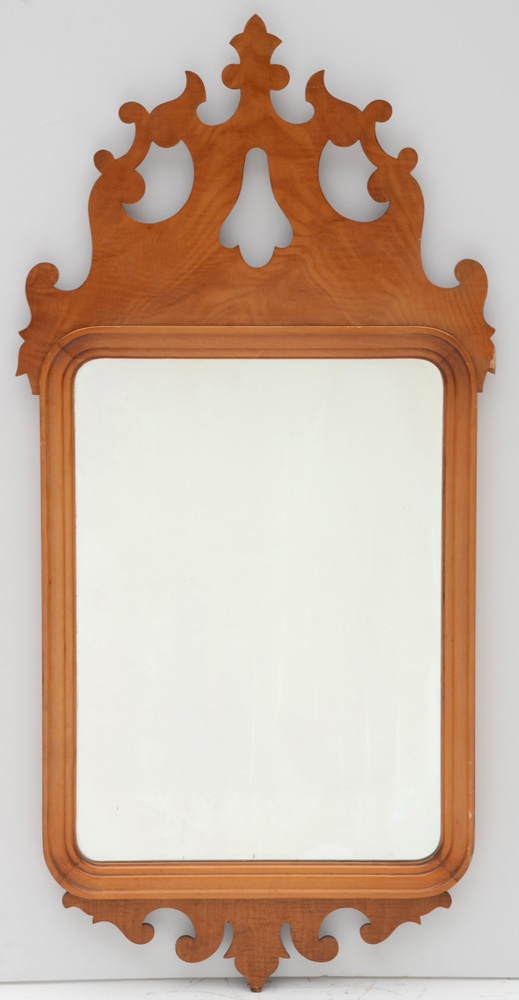 Carved Maple Mirror