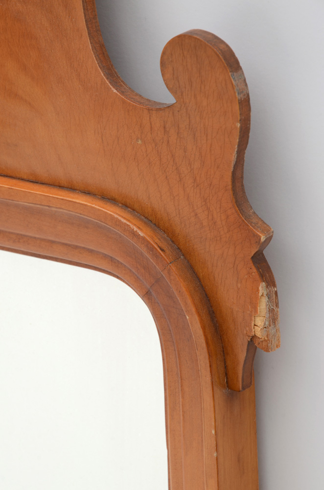 Carved Maple Mirror