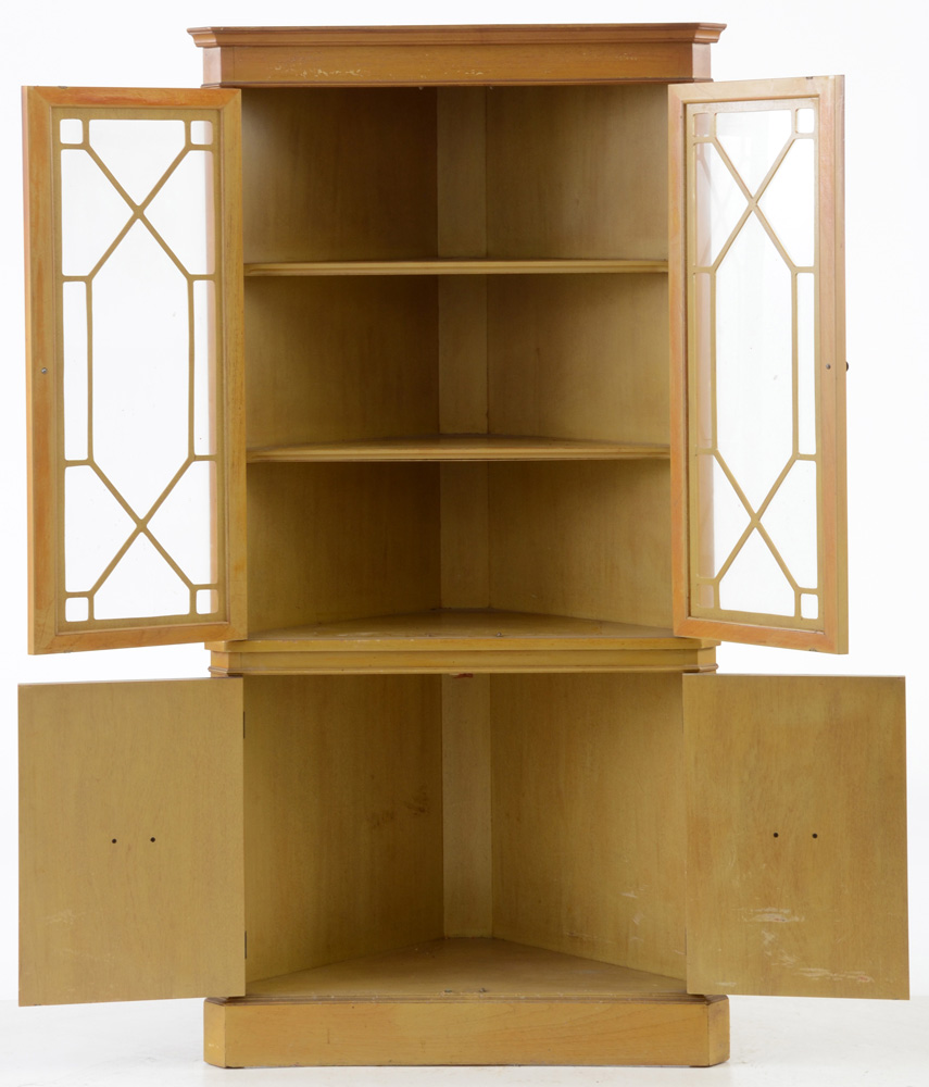 Vintage Corner Cabinet