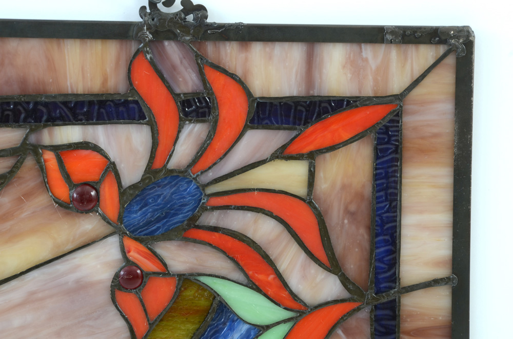 Stained Glass Hanging Window Panel