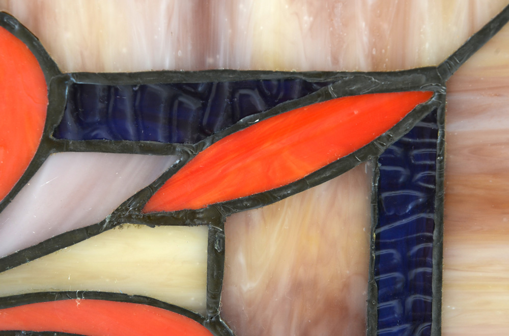 Stained Glass Hanging Window Panel