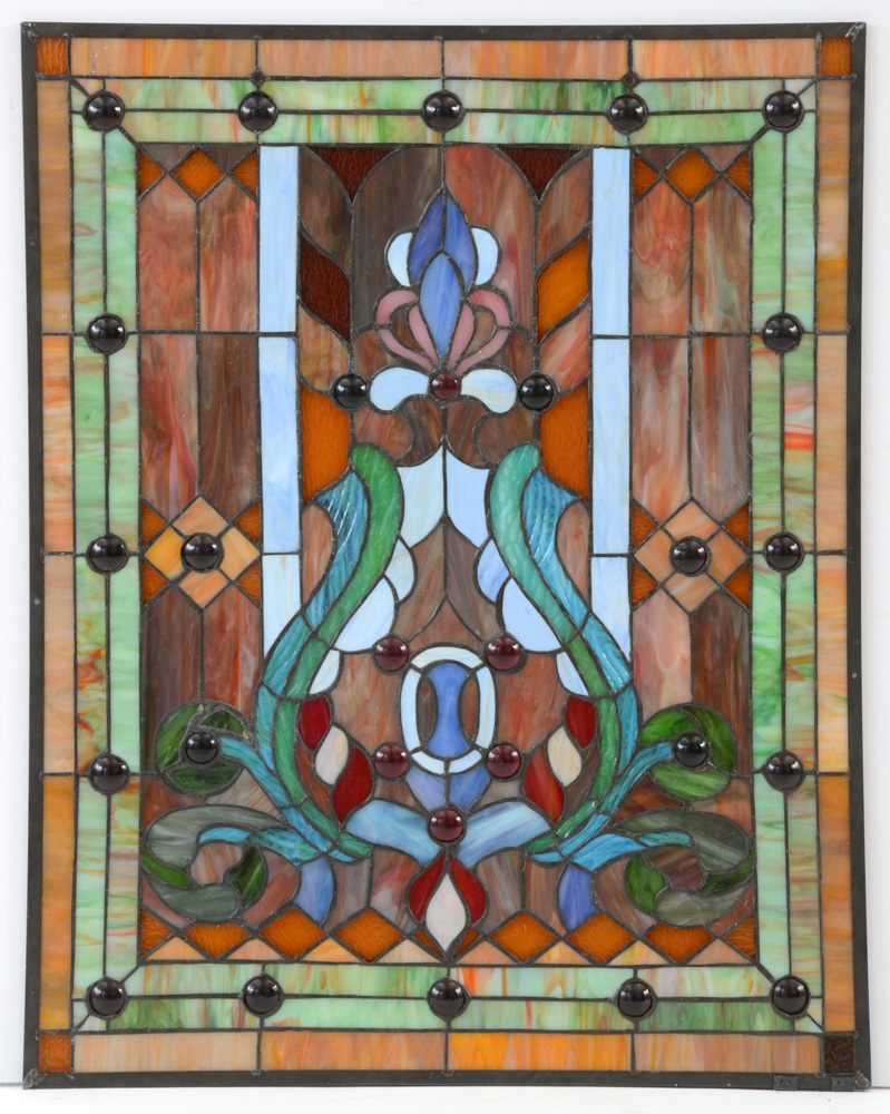 Stained Glass Hanging Window Panel