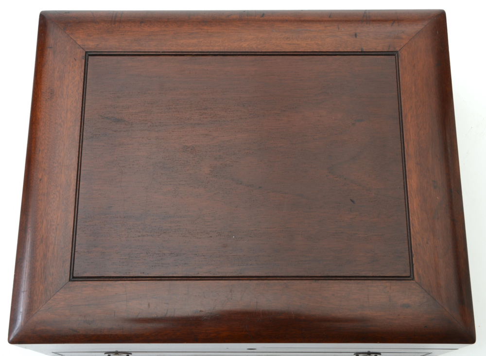 Antique Walnut Flatware Chest