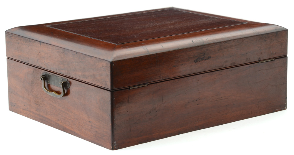 Antique Walnut Flatware Chest