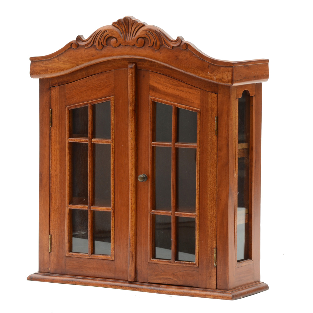 Mahogany Display Cabinet