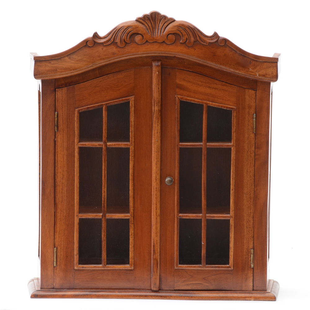 Mahogany Display Cabinet