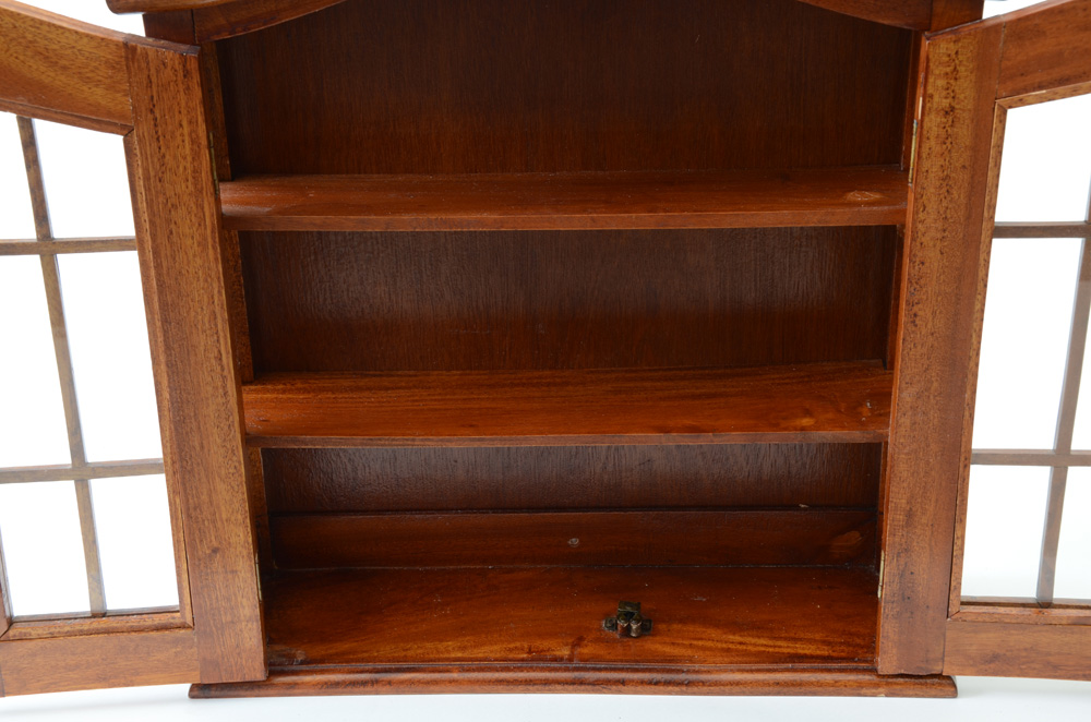 Mahogany Display Cabinet