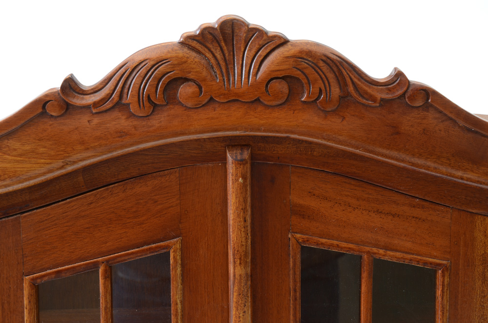 Mahogany Display Cabinet