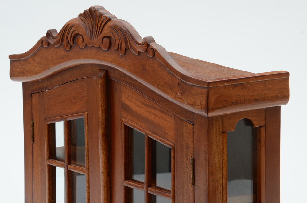 Mahogany Display Cabinet