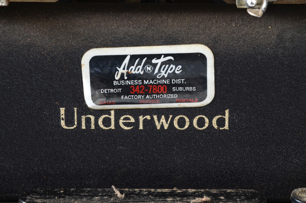Antique Underwood Typewriter