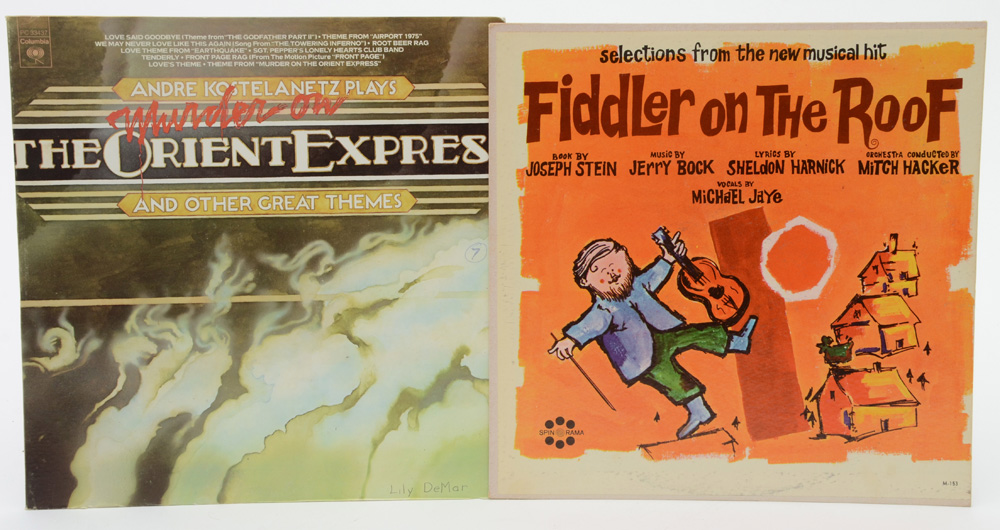 "Fiddler on the Roof," Other Broadway LPs