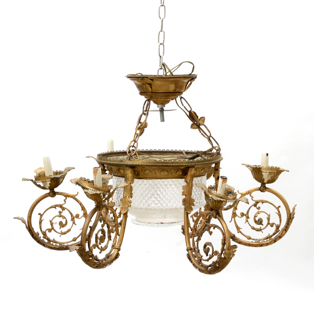 Brass Chandelier
