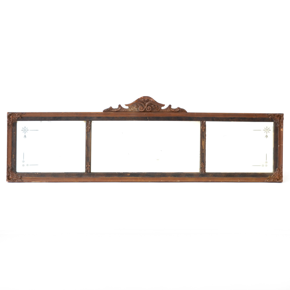 Antique Mantel Mirror