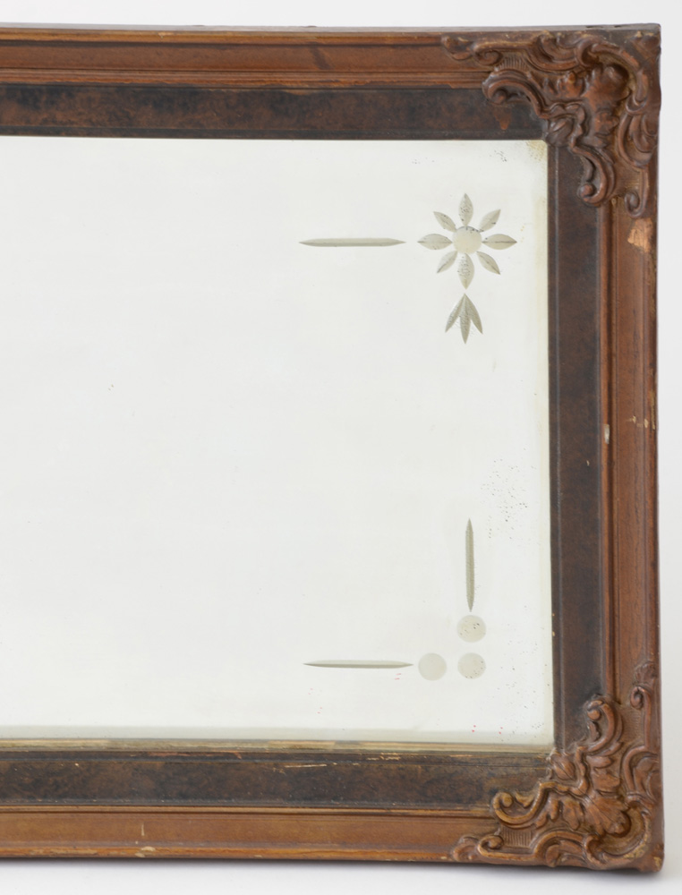 Antique Mantel Mirror