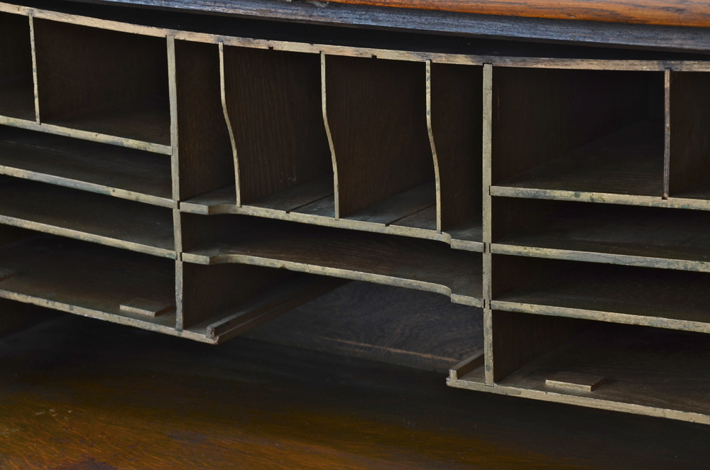 Vintage Oak Secretary Desk