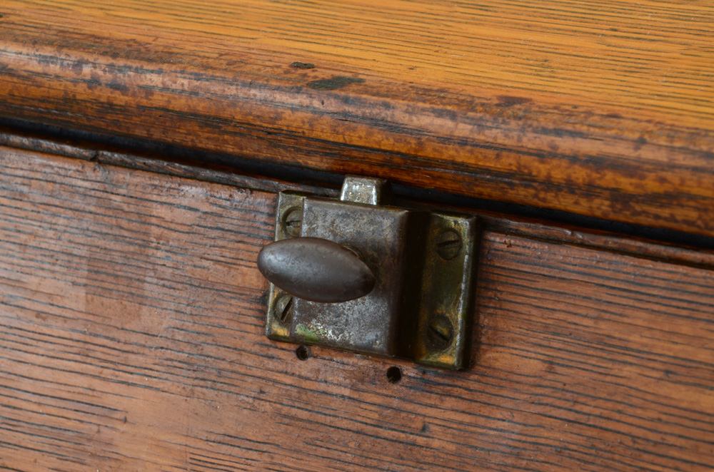 Vintage Oak Secretary Desk