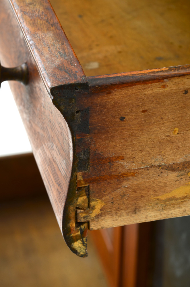 Vintage Oak Secretary Desk