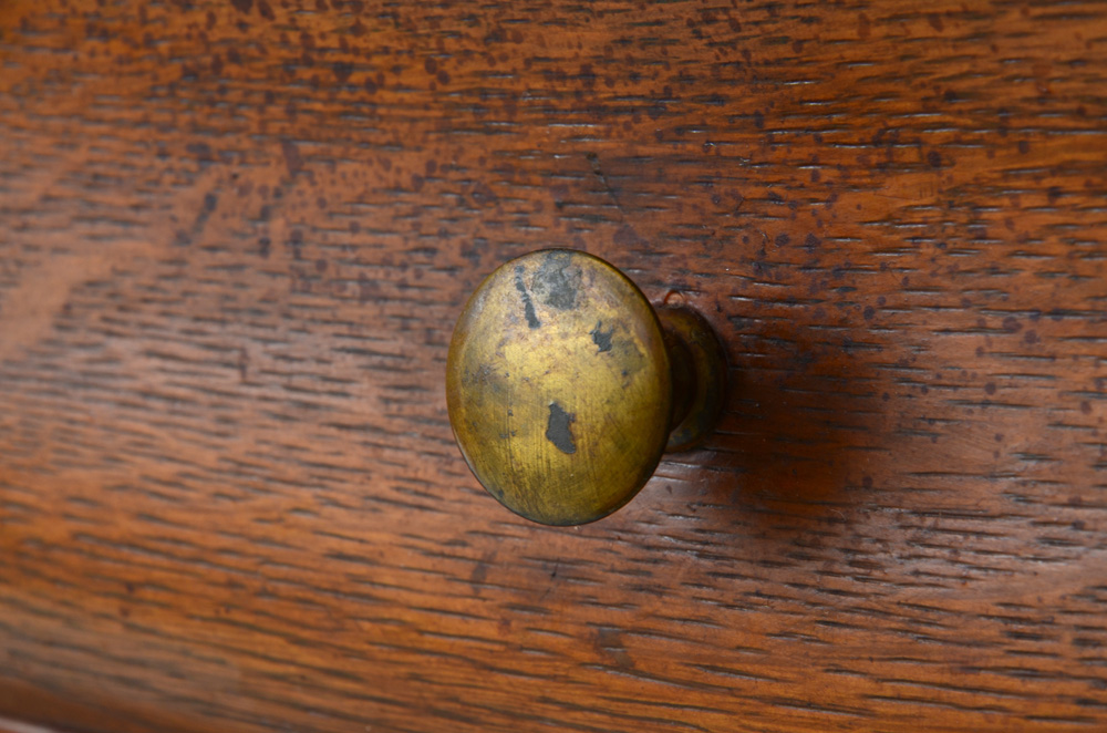Vintage Oak Secretary Desk