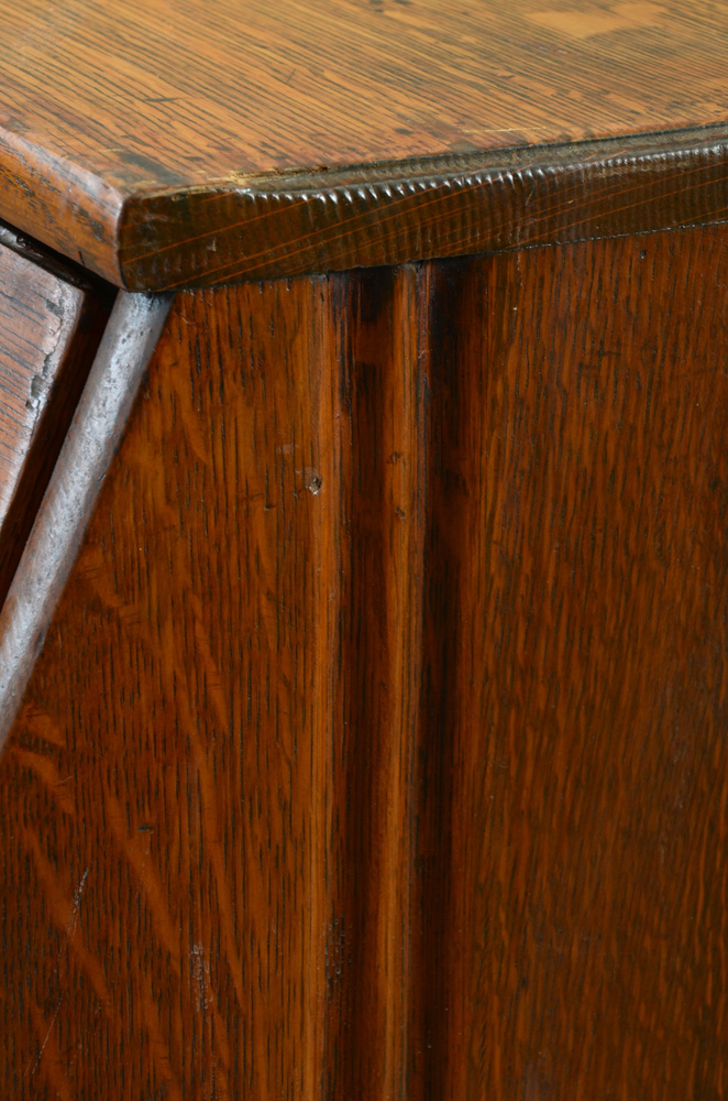 Vintage Oak Secretary Desk