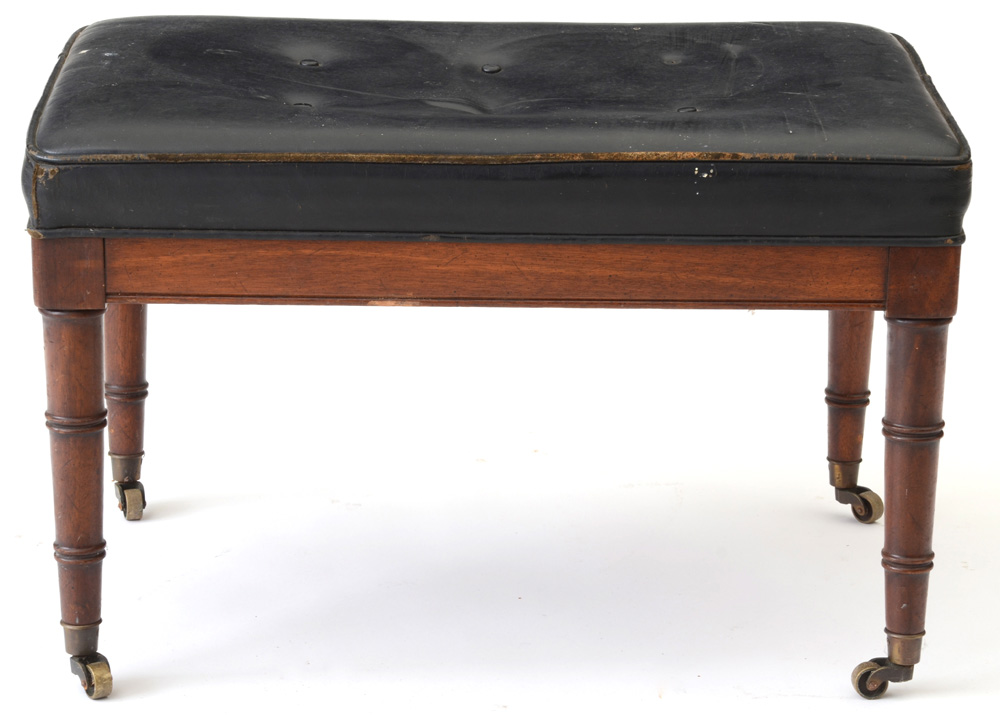 Vintage Ottoman on Casters