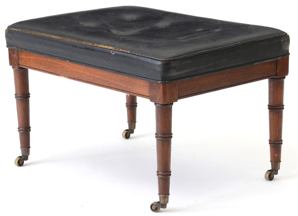 Vintage Ottoman on Casters