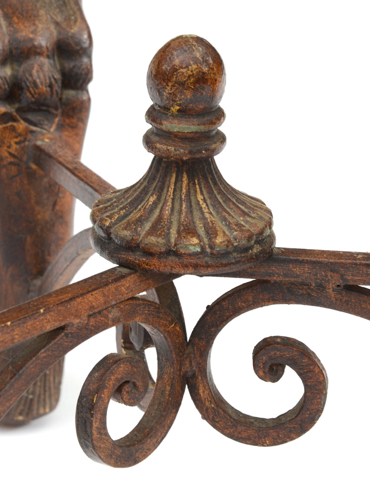 Lion Motif Plant Stand