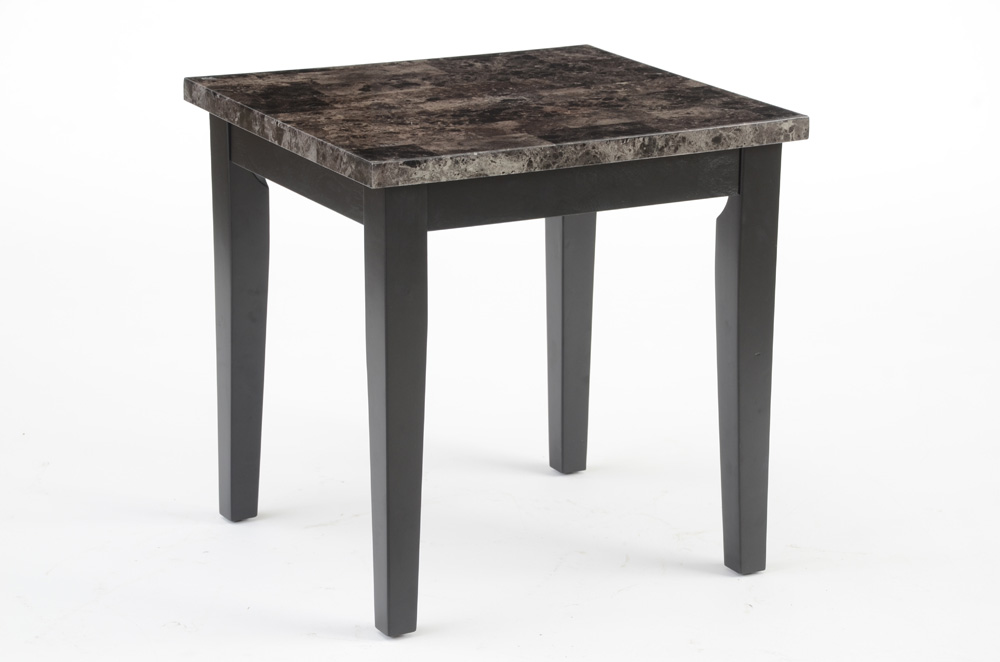 Pair of Faux Stone End Tables