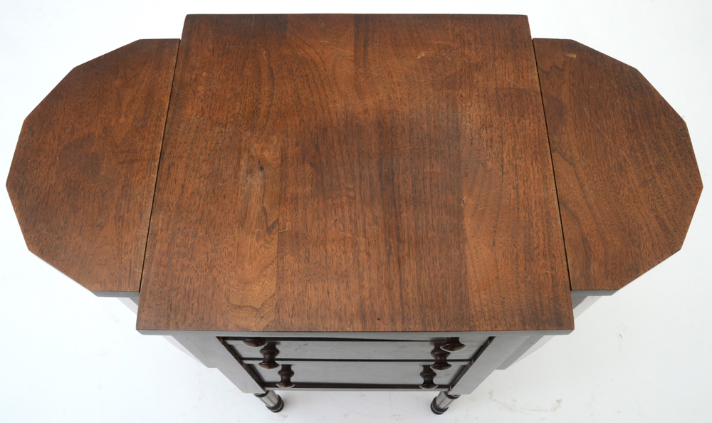 Vintage Walnut Sewing Stand