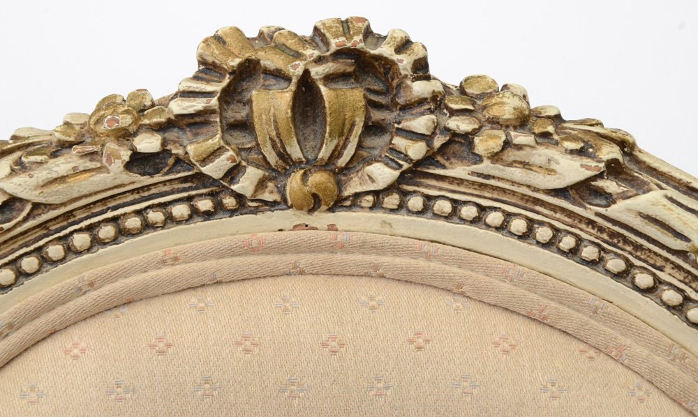 Painted Louis XVI Style  Parlor Chair